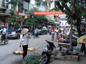 Straße in Hanoi